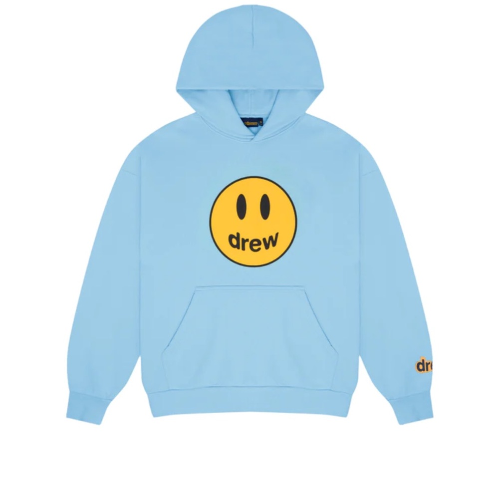 Drew House mascot oversized hoodie
pacific blue, size XL, NWT removed has Flaw - Picture 1 of 15